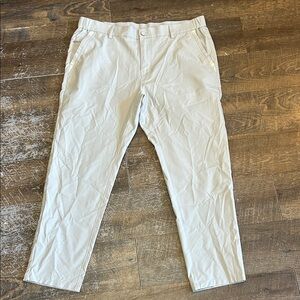 Jack Archer Stone Khaki Jet Setter Pants Slim Fit Size 35x28 Stretch Pockets